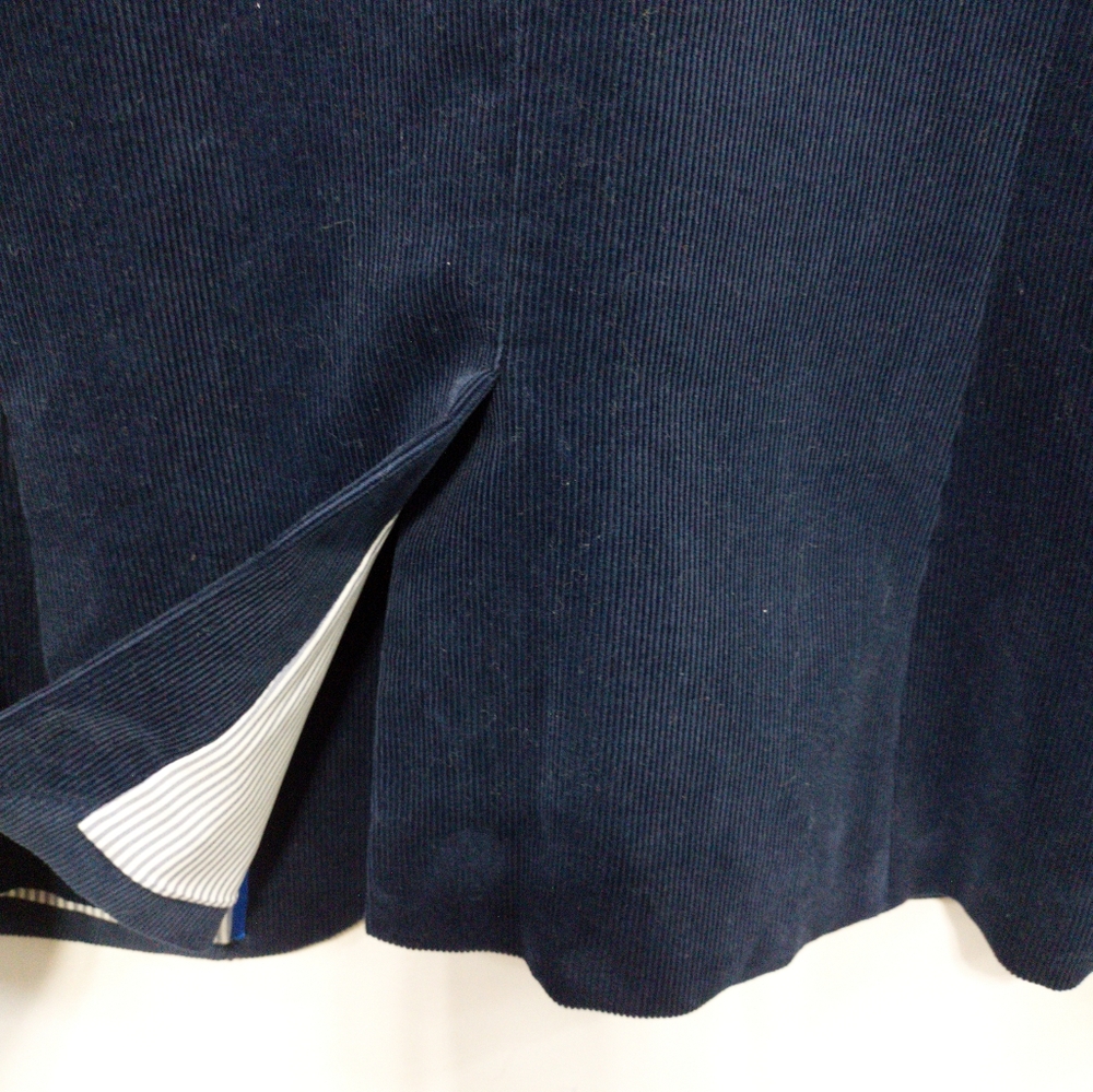 J. Crew Campbell Corduroy Blazer Women's 8 Blue Preppy Academic Boho Retro 90s - Picture 8 of 10